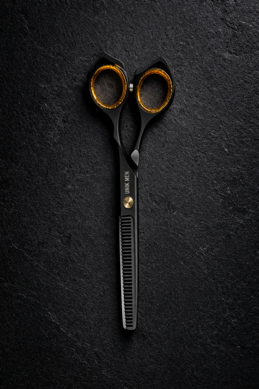 PROFESSIONAL THINNING SCISSORS (ANGLED HANDLE DESIGN)