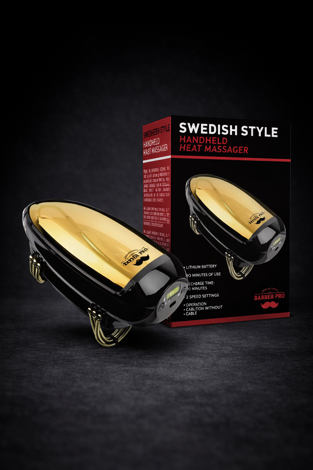 MASSEUR THERMIQUE PORTABLE DE STYLE SUÉDOIS – SOULAGEMENT PUISSANT ET EFFICACE