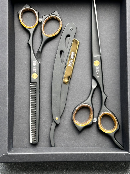 SHARP EDGE KIT – MODERN AND TECHNICAL CUTTING SCISSORS AND RAZOR