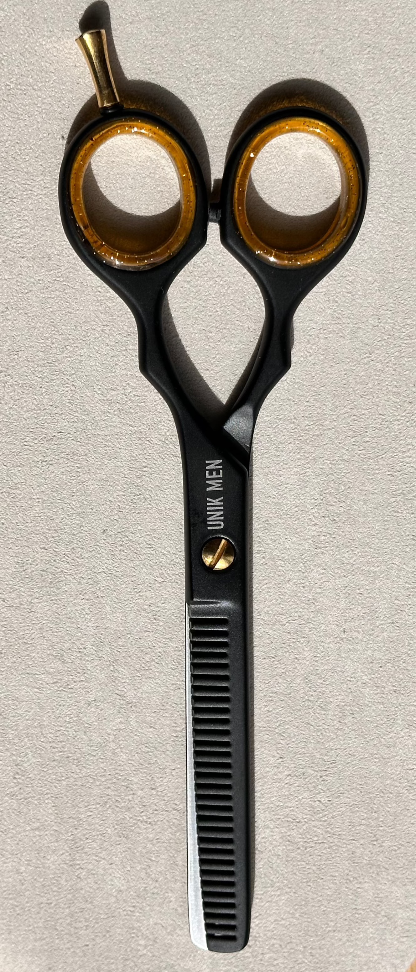 PROFESSIONAL THINNING SCISSORS (ROUNDED HANDLE DESIGN)